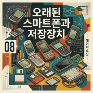 ai thumbnail poster 오래된 스마트폰과 저장장치 1787381511