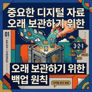 ai thumbnail poster 중요한 디지털 자료 오래 보관하기 위한 백업 원칙 1787148122